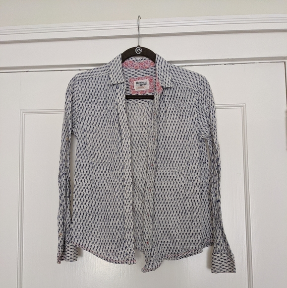 Anthropologie Tops - Anthropologie floral print button down shirt
